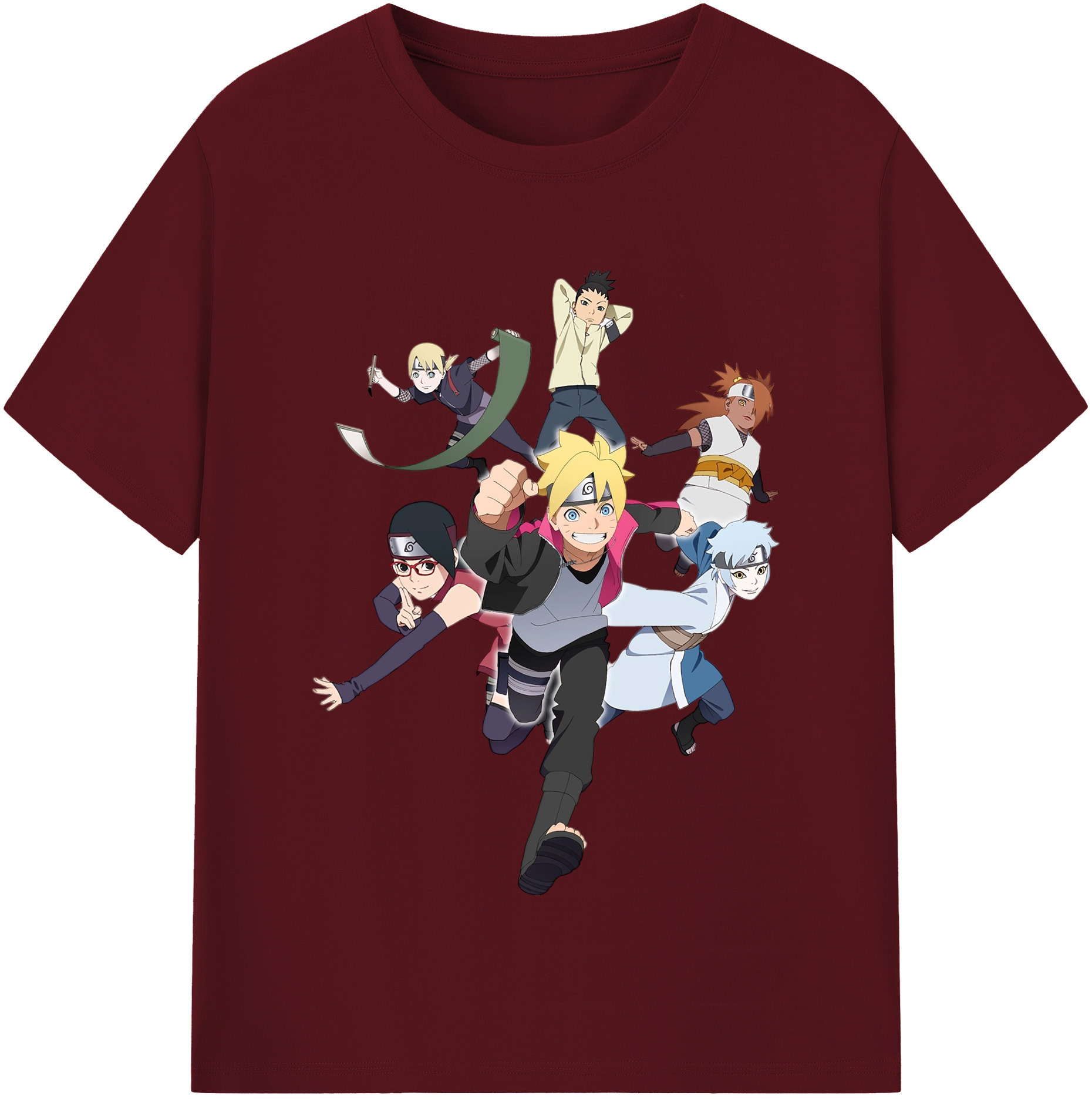 （画像用） NARUTO -ナルト- うずまき ボルト Uzumaki Boruto 綿100％半袖Tシャツ（フロントプリント）